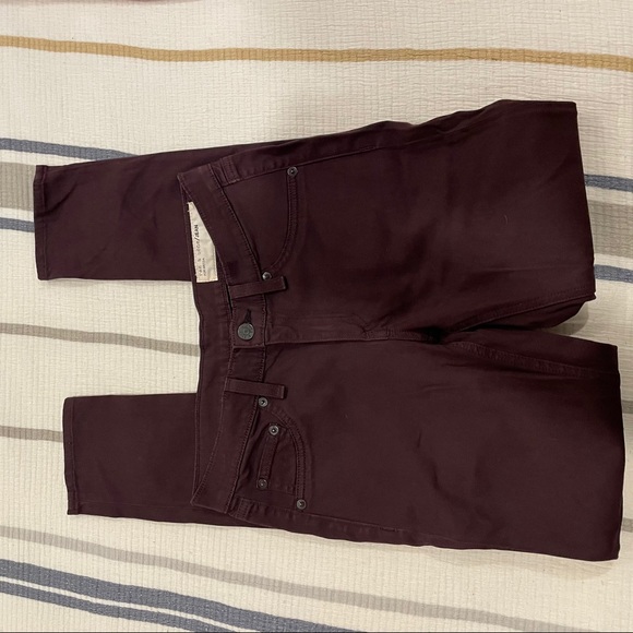 Rag & Bone for Aritzia Skinny Legging in Wine - Picture 9 of 9